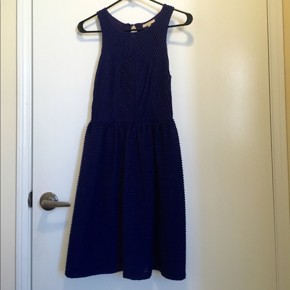 Anthropologie Bordeaux Textured Tank dress
